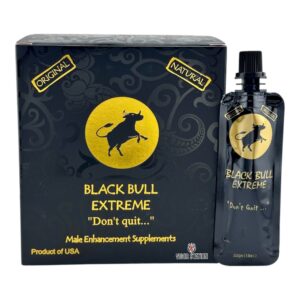 Box Of Black Bull Extreme Royal Honey 12 Pouches