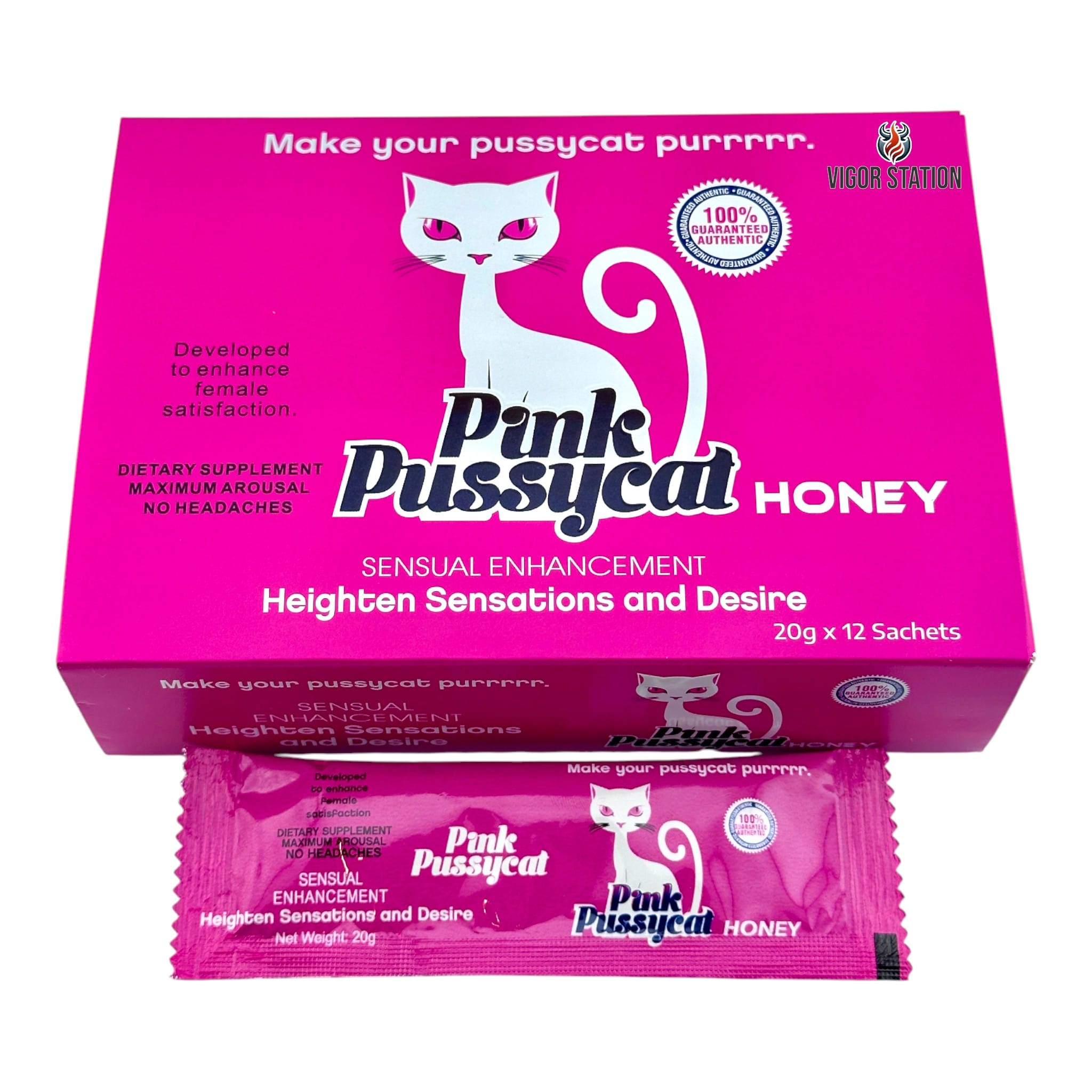 Pink Pussycat Honey – 12 Sachets (20g each) 3 Pink Pussycat Honey – 12 Sachets (20g each) - Image 3