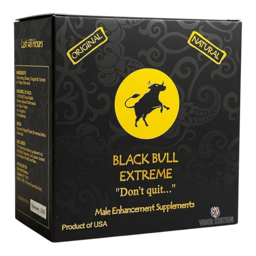 Box of Black Bull Extreme Honey - VigorStation