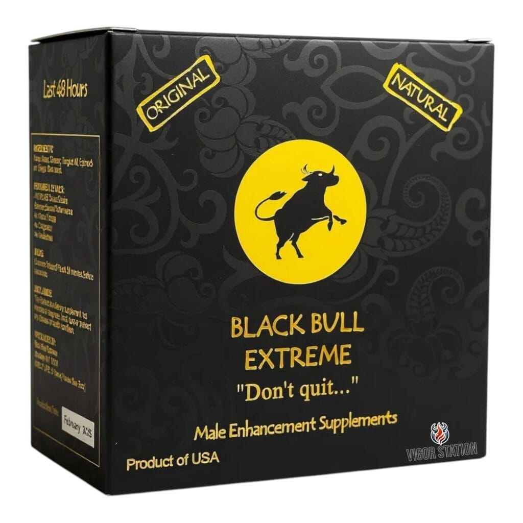 Box Of Black Bull Extreme Honey - 12 Pouches (22g each) - Vigor Station