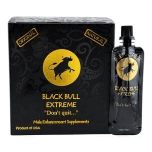 Box of Black Bull Honey 12 Pouches