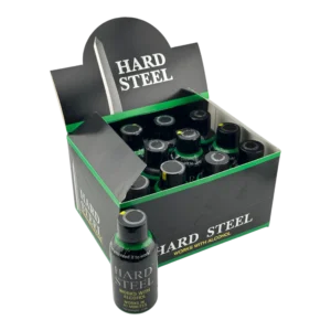 Box of Hard Steel Liquid Shot 12 Pack
