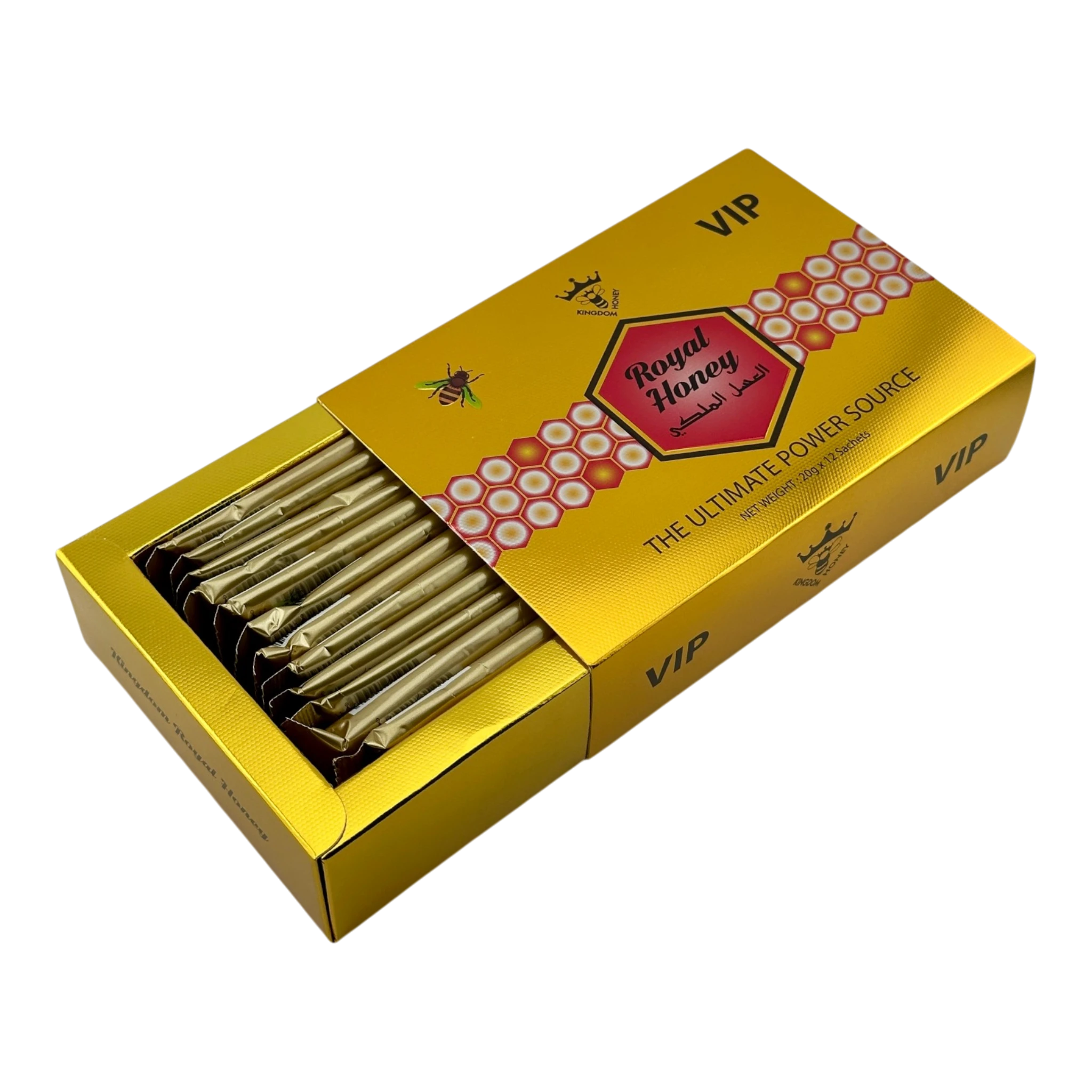 Royal Honey Packs – 12 Sachets (20g each) 4 Royal Honey Packs – 12 Sachets (20g each) - Image 4