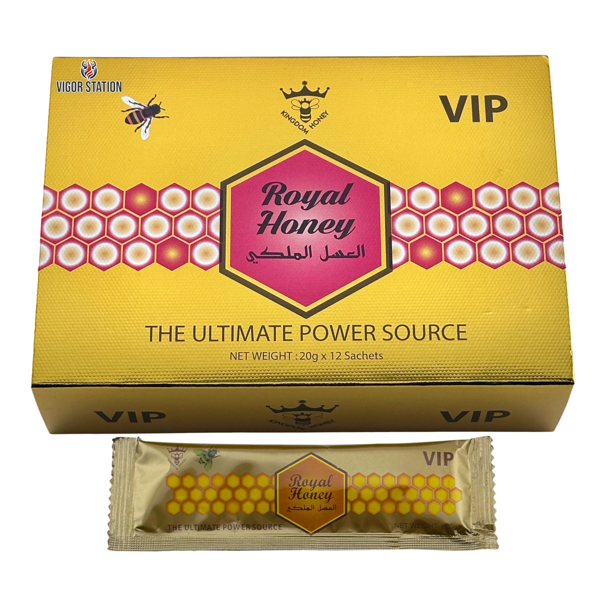 Royal Honey – 12 Pack 1 Box of VIP Royal Honey 12 Pack