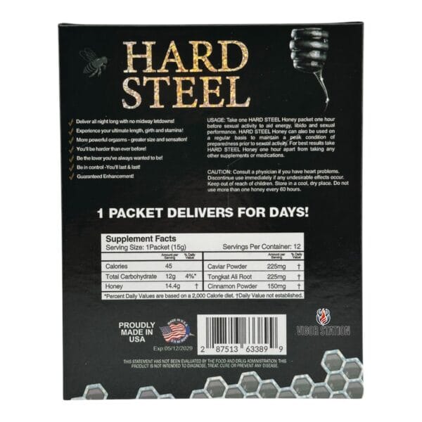 Hard Steel Honey - 12 Pack - Image 4
