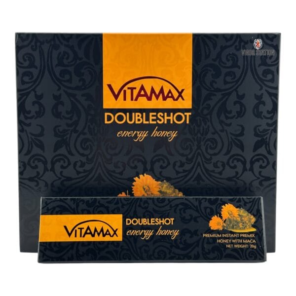 Box of Vitamax Doubleshot Energy Honey - 10 Pack