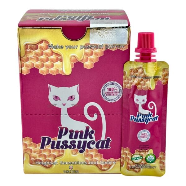 Box of Pink Pussycat Honey for Women - 12 Pouches