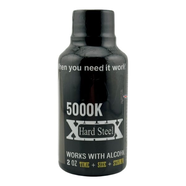 Bottle of Hard Steel Liquid Shot - 2oz