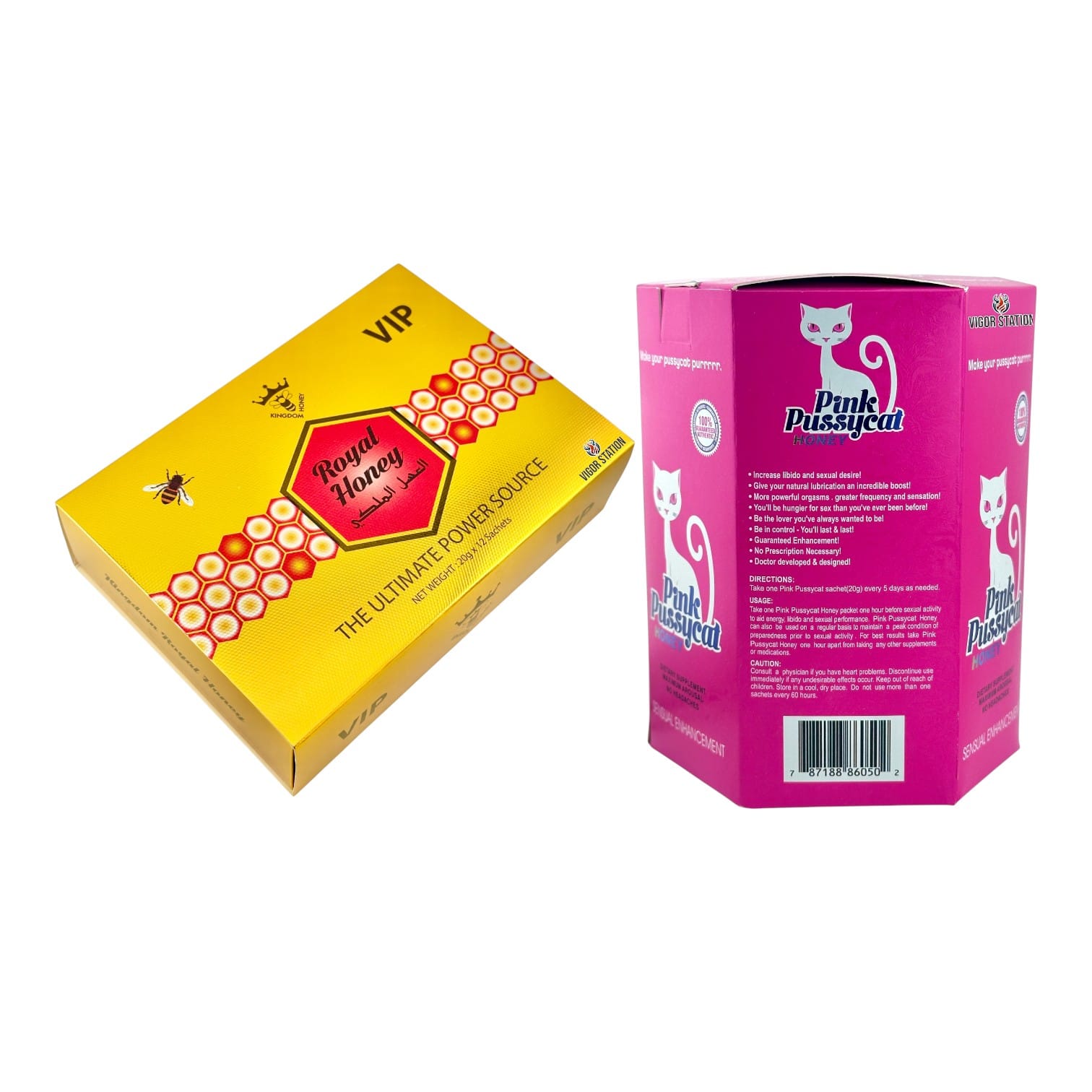 Royal Honey & Pink Pussycat Combo Pack 3 Royal Honey & Pink Pussycat Combo Pack Boxes