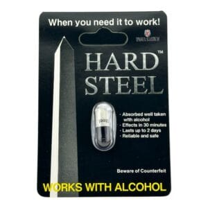 Hard Steel Pill for men - 1 capsule blister pack