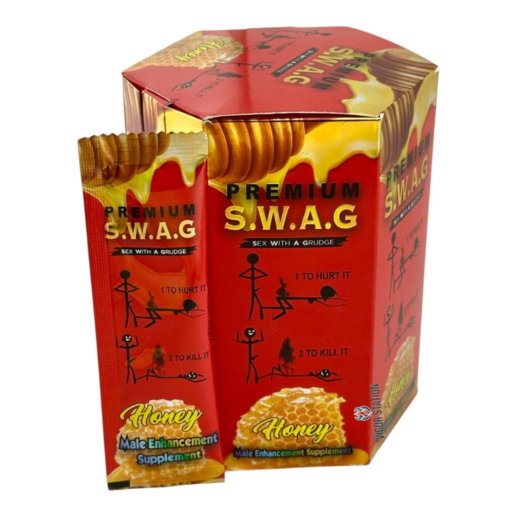 Box Of Premium Swag Honey 24 Pack - Vigor Station 2