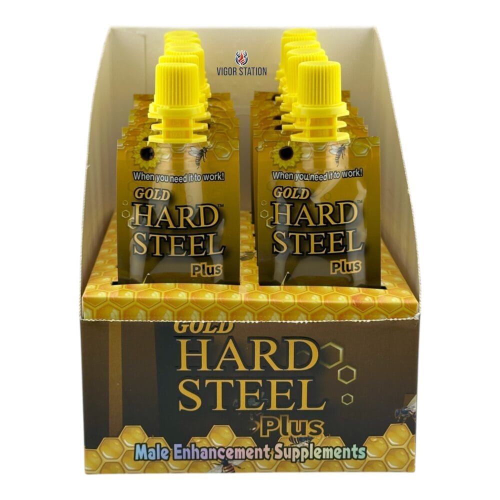 Hard Steel Plus Honey - 12 Pouches - Image 2