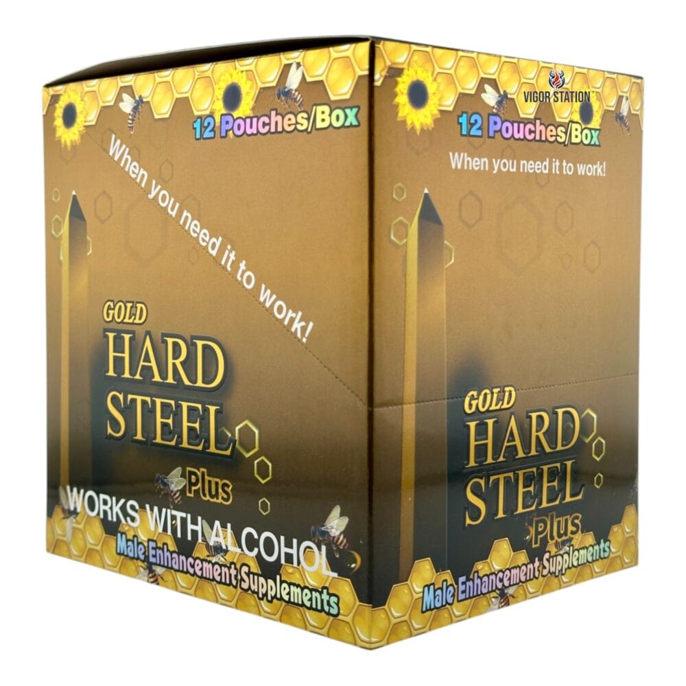 Hard Steel Plus Honey - 12 Pouches - Image 3