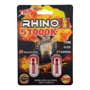 Rhino 11 51000K – Twin Pack (2 Capsules)