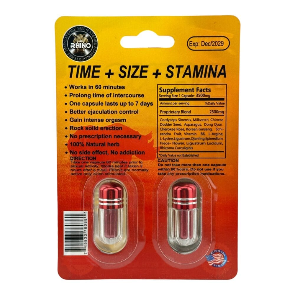 Rhino 11 51000K – Twin Pack (2 Capsules) 2