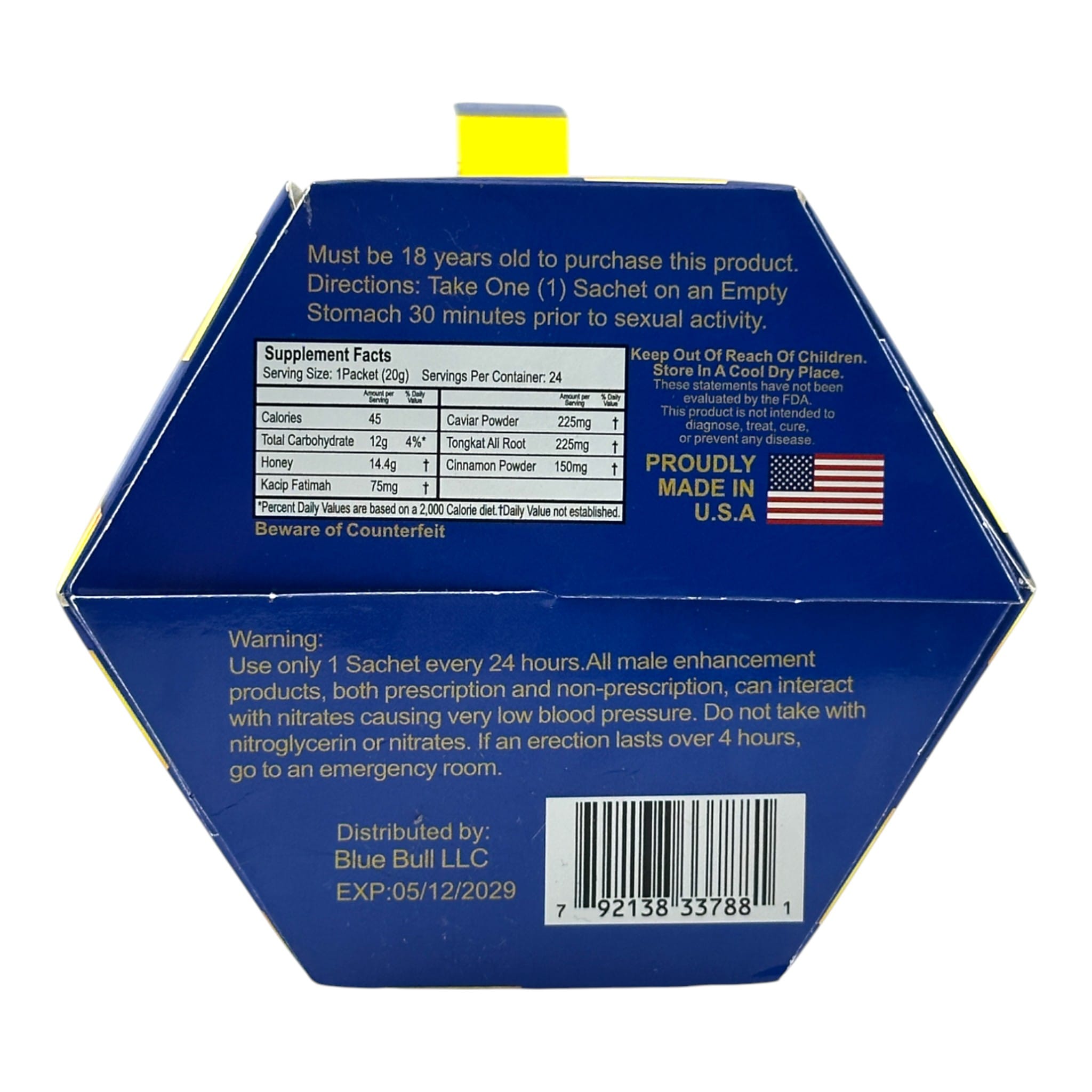 Blue Bull Honey - 24 Pack 4 Blue Bull Honey - 24 Pack - Image 4