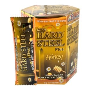 Box of Hard Steel Plus Honey 24 Pack