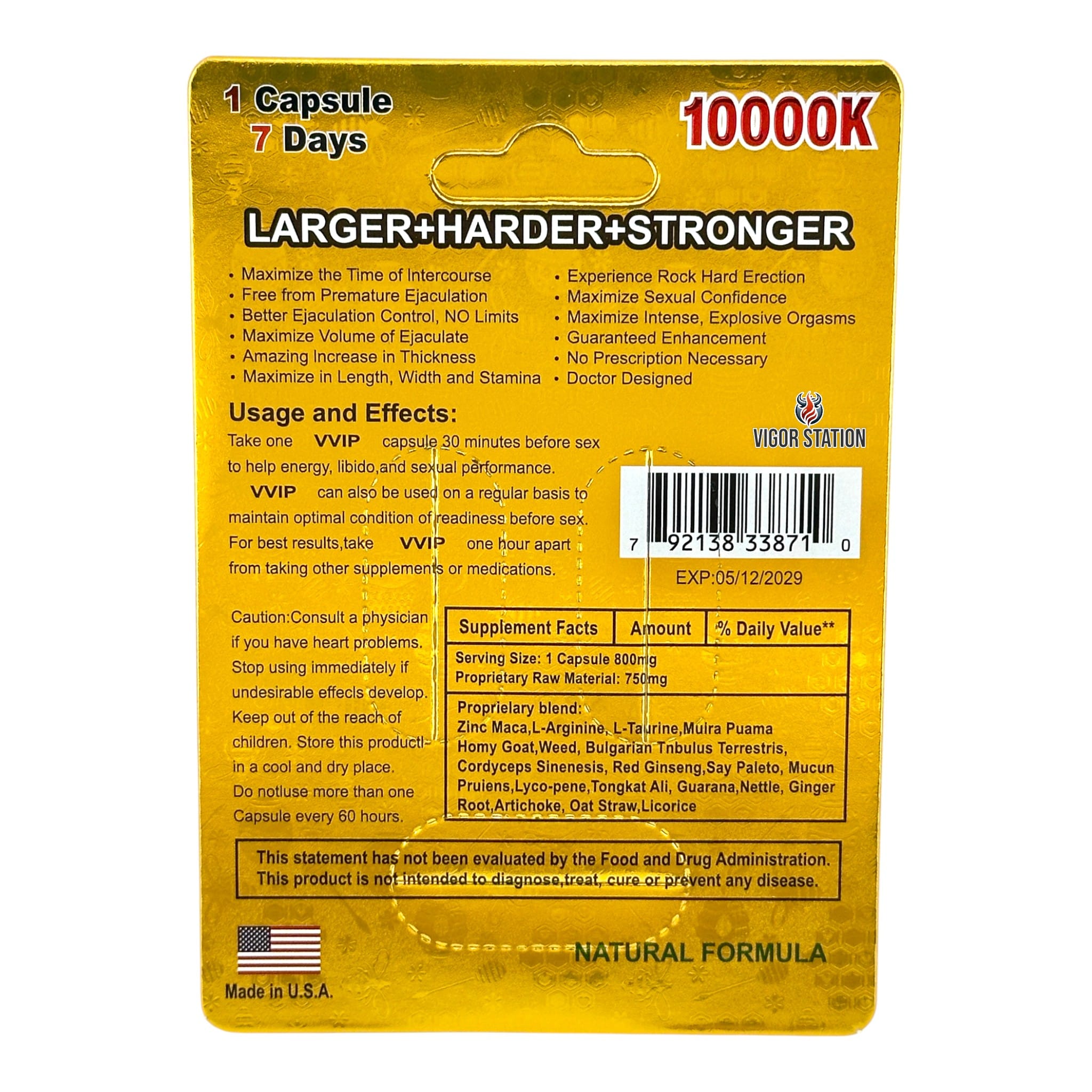 VVIP Premium 10000K - Trio Pack (3 Pills) 2 VVIP Premium 10000K - Trio Pack (3 Pills) - Image 2