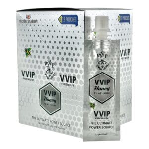 Box Of VVIP Honey Platinum 12 Pouches -Vigor Station