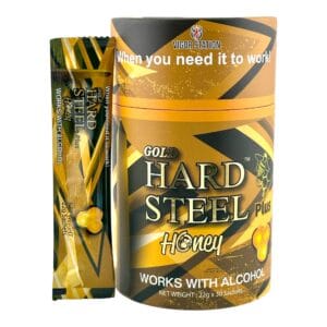 Box of Gold Hard Steel Plus Honey 30 Pack - Vigor Station