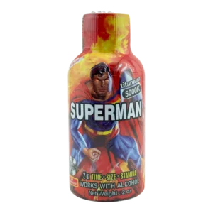 Bottle of Superman Liquid Shot - 2oz