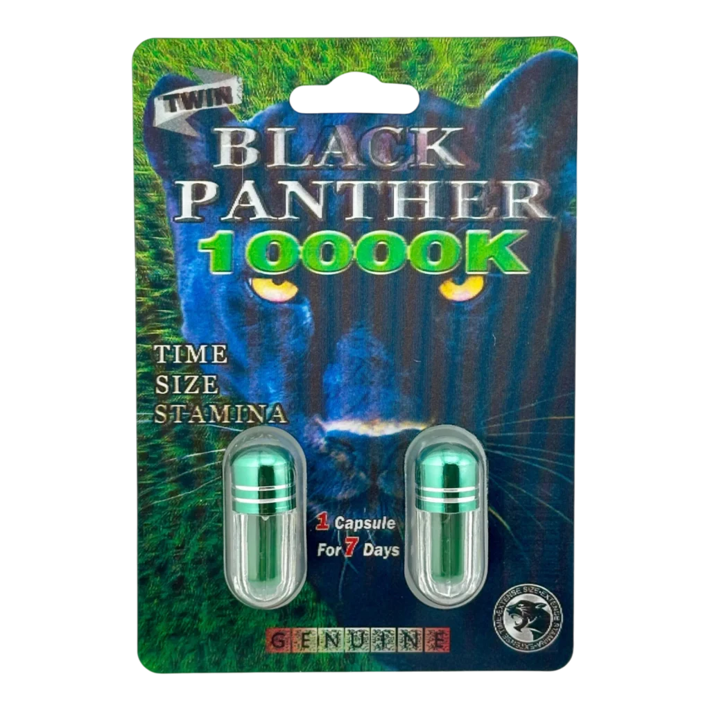 Black Panther 10000K – Twin Pack (2 Capsules)